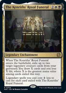 The Kenriths' Royal Funeral - March of the Machine: The Aftermath (MAT) #34 - Rare Magic: The Gathering Trading Card