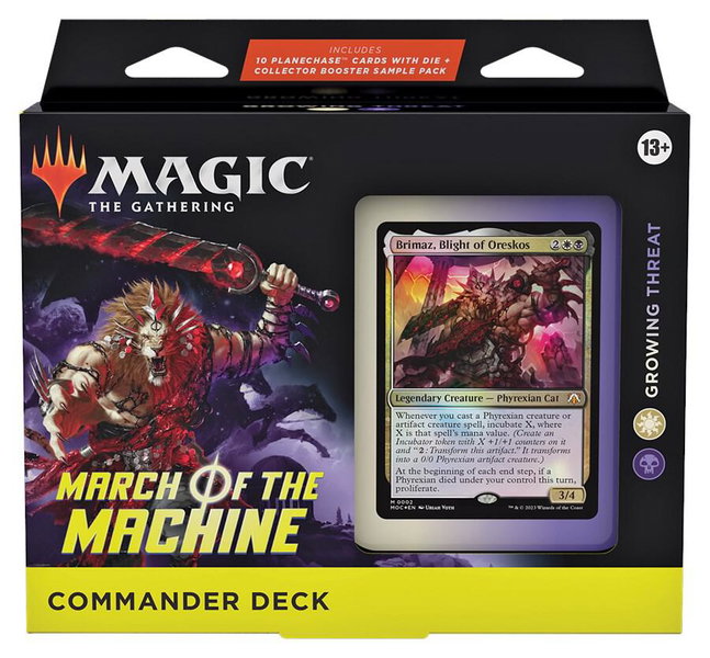 March of the Machine Commander Deck - Growing Threat trading card from Commander: March of the Machine March of the Machine Commander Deck - Growing Threat - Commander: March of the Machine Magic: The Gathering trading card