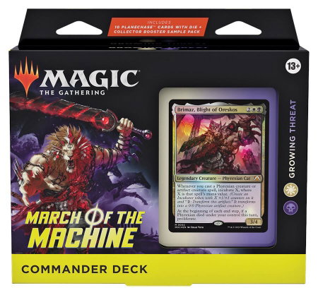 March of the Machine Commander Deck - Growing Threat - Commander: March of the Machine Magic: The Gathering trading card