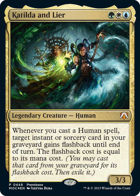 Katilda and Lier - Prerelease Cards Magic: The Gathering trading card