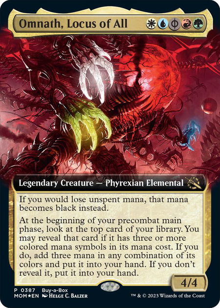 Omnath, Locus of All - Buy-A-Box Promos Magic: The Gathering trading card