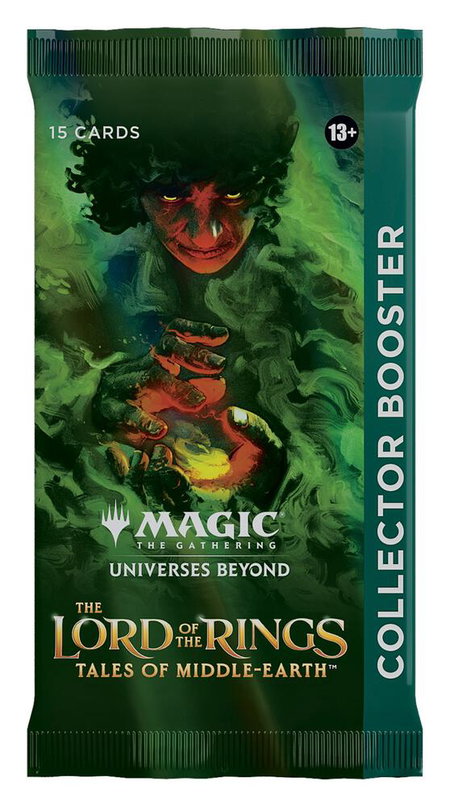 Universes Beyond: The Lord of the Rings: Tales of Middle-earth - Collector Booster Pack trading card from Universes Beyond: The Lord of the Rings: Tales of Middle-earth Universes Beyond: The Lord of the Rings: Tales of Middle-earth - Collector Booster Pack - Universes Beyond: The Lord of the Rings: Tales of Middle-earth Magic: The Gathering trading card