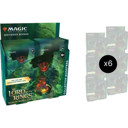 Universes Beyond: The Lord of the Rings: Tales of Middle-earth - Collector Booster Display Case - Universes Beyond: The Lord of the Rings: Tales of Middle-earth Magic: The Gathering trading card