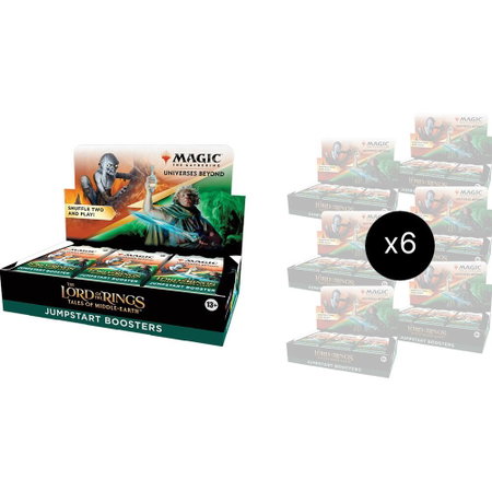 Universes Beyond: The Lord of the Rings: Tales of Middle-earth - Jumpstart Booster Box Case - Universes Beyond: The Lord of the Rings: Tales of Middle-earth Magic: The Gathering trading card
