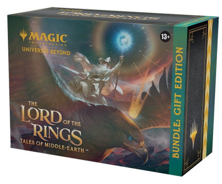 Universes Beyond: The Lord of the Rings: Tales of Middle-earth - Gift Bundle trading card from Universes Beyond: The Lord of the Rings: Tales of Middle-earth Universes Beyond: The Lord of the Rings: Tales of Middle-earth - Gift Bundle - Universes Beyond: The Lord of the Rings: Tales of Middle-earth Magic: The Gathering trading card