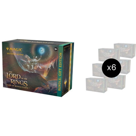 Universes Beyond: The Lord of the Rings: Tales of Middle-earth - Gift Bundle Case trading card from Universes Beyond: The Lord of the Rings: Tales of Middle-earth Universes Beyond: The Lord of the Rings: Tales of Middle-earth - Gift Bundle Case - Universes Beyond: The Lord of the Rings: Tales of Middle-earth Magic: The Gathering trading card