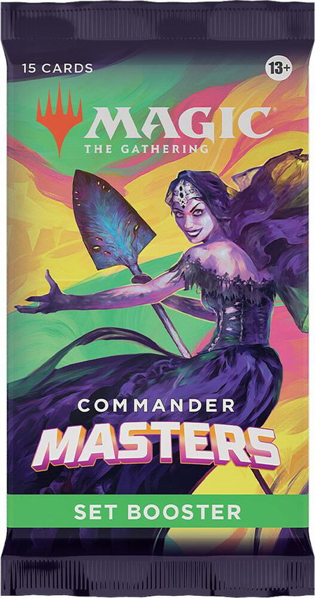 Commander Masters - Set Booster Pack trading card from Commander Masters Commander Masters - Set Booster Pack - Commander Masters Magic: The Gathering trading card