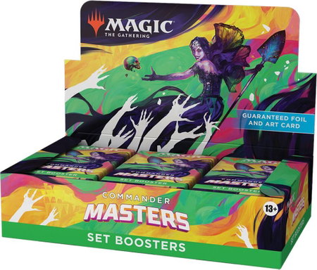 Commander Masters - Set Booster Box trading card from Commander Masters Commander Masters - Set Booster Box - Commander Masters Magic: The Gathering trading card