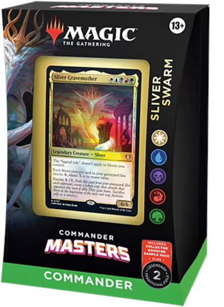 Commander Masters Commander Deck - Sliver Swarm trading card from Commander Masters Commander Masters Commander Deck - Sliver Swarm - Commander Masters Magic: The Gathering trading card