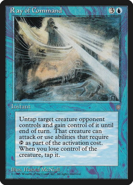 Ray of Command - Ice Age Magic: The Gathering trading card