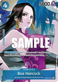 Boa Hancock (Box Topper) - Paramount War (OP02) #OP02-059 - Uncommon One Piece Trading Card