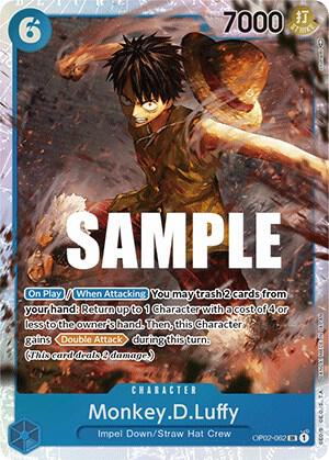 Monkey.D.Luffy (062) - Paramount War One Piece trading card