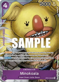 Minokoala (Box Topper) - Paramount War (OP02) #OP02-086 - Uncommon One Piece Trading Card