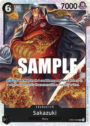 Sakazuki - Paramount War One Piece trading card