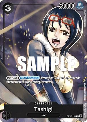 Tashigi (Box Topper) - Paramount War One Piece trading card