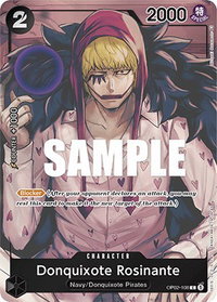 Donquixote Rosinante (Box Topper) - Paramount War (OP02) #OP02-108 - Common One Piece Trading Card