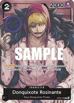 Donquixote Rosinante (Box Topper) - Paramount War One Piece trading card