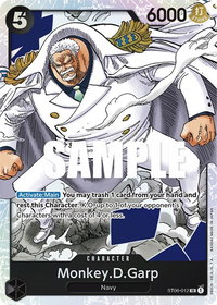 Monkey.D.Garp - Starter Deck 6: Absolute Justice (ST-06) #ST06-012 - Super Rare One Piece Trading Card