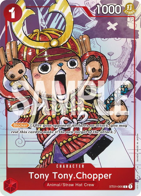 Tony Tony.Chopper - ST01-006 (Alternate Art) - One Piece Promotion Cards One Piece trading card