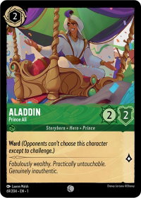 Aladdin - Prince Ali - The First Chapter (1) #69/204 - Common Disney Lorcana Trading Card