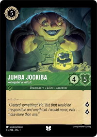 Jumba Jookiba - Renegade Scientist - The First Chapter (1) #83/204 - Uncommon Disney Lorcana Trading Card