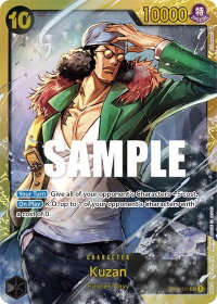 Kuzan (121) - Paramount War (OP02) #OP02-121 - Secret Rare One Piece Trading Card