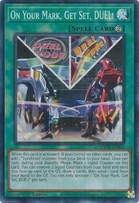 On Your Mark, Get Set, DUEL! - Maze of Memories (MAZE) #MAZE-EN016 - Super Rare YuGiOh Trading Card