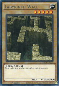 Labyrinth Wall - Maze of Memories (MAZE) #MAZE-EN031 - Rare YuGiOh Trading Card