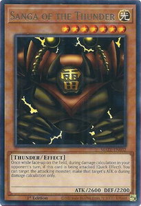 Sanga of the Thunder - Maze of Memories (MAZE) #MAZE-EN032 - Rare YuGiOh Trading Card