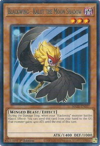 Blackwing - Kalut the Moon Shadow - Maze of Memories (MAZE) #MAZE-EN037 - Rare YuGiOh Trading Card