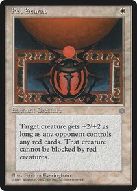Red Scarab - Ice Age (ICE) #49 - Uncommon Magic: The Gathering Trading Card