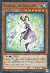 Mudan the Rikka Fairy - Maze of Memories (MAZE) #MAZE-EN048 - Rare YuGiOh Trading Card
