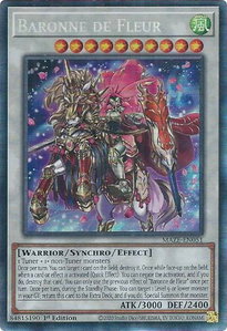 Baronne de Fleur (CR) - Maze of Memories (MAZE) #MAZE-EN051 - Collector's Rare YuGiOh Trading Card