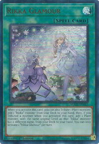 Rikka Glamour - Maze of Memories (MAZE) #MAZE-EN062 - Ultra Rare YuGiOh Trading Card