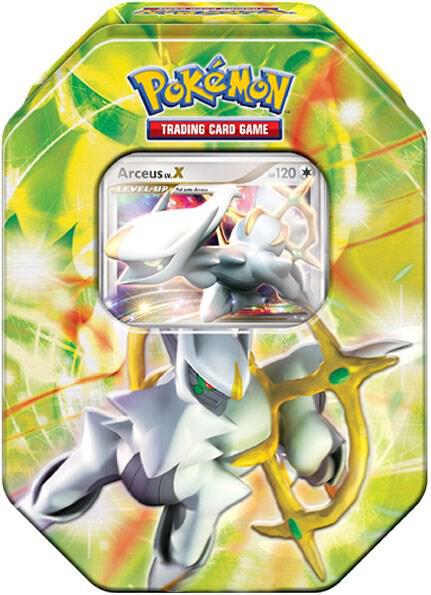 Arceus Collector's Tin [Green] - Arceus Pokémon trading card