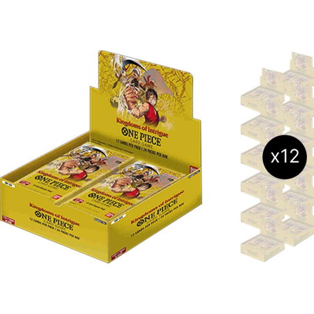 Kingdoms of Intrigue - Booster Box Case - Kingdoms of Intrigue One Piece trading card