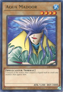 Aqua Madoor - Legend of Blue Eyes White Dragon (25th Anniversary Edition) (LOB-EN) #LOB-EN027 - Rare YuGiOh Trading Card