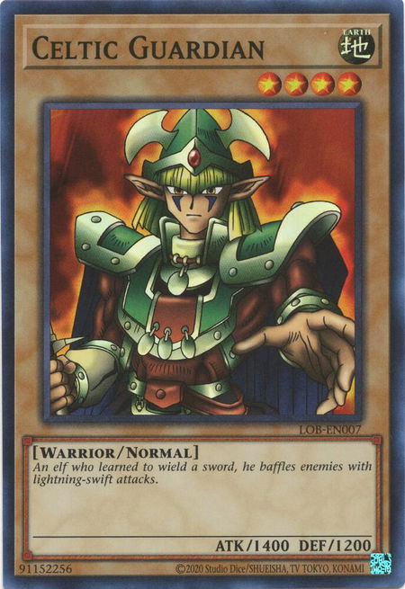 Celtic Guardian - Legend of Blue Eyes White Dragon (25th Anniversary Edition) YuGiOh trading card