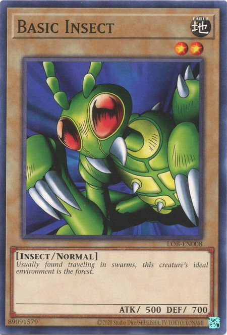 Basic Insect - Legend of Blue Eyes White Dragon (25th Anniversary Edition) YuGiOh trading card