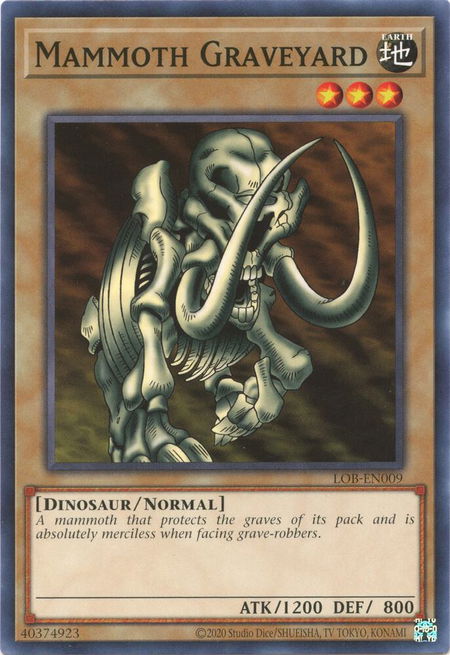 Mammoth Graveyard - Legend of Blue Eyes White Dragon (25th Anniversary Edition) YuGiOh trading card