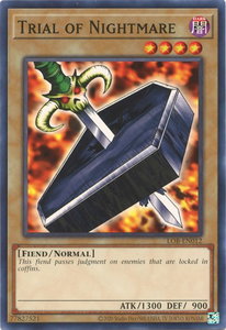 Trial of Nightmare - Legend of Blue Eyes White Dragon (25th Anniversary Edition) (LOB-EN) #LOB-EN012 - Common / Short Print YuGiOh Trading Card