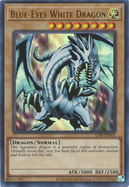 Blue-Eyes White Dragon - Legend of Blue Eyes White Dragon (25th Anniversary Edition) YuGiOh trading card