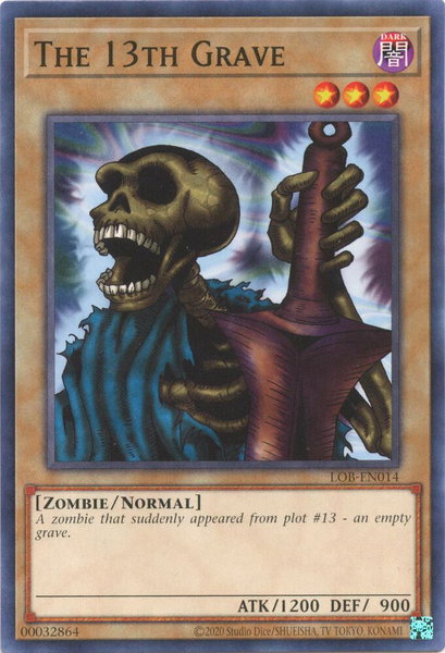 The 13th Grave - Legend of Blue Eyes White Dragon (25th Anniversary Edition) YuGiOh trading card