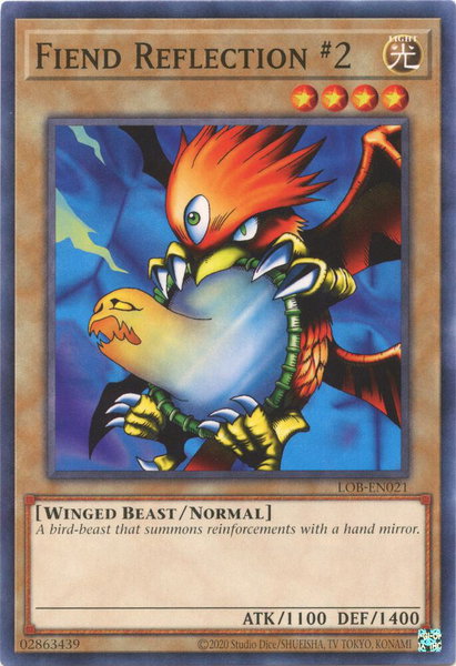 Fiend Reflection #2 trading card from Legend of Blue Eyes White Dragon (25th Anniversary Edition) Fiend Reflection #2 - Legend of Blue Eyes White Dragon (25th Anniversary Edition) YuGiOh trading card