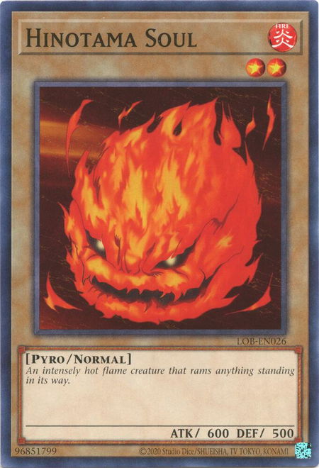 Hinotama Soul - Legend of Blue Eyes White Dragon (25th Anniversary Edition) YuGiOh trading card