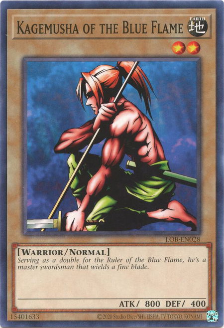 Kagemusha of the Blue Flame - Legend of Blue Eyes White Dragon (25th Anniversary Edition) YuGiOh trading card