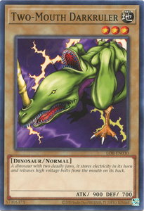 Two-Mouth Darkruler - Legend of Blue Eyes White Dragon (25th Anniversary Edition) (LOB-EN) #LOB-EN030 - Common / Short Print YuGiOh Trading Card