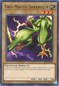 Two-Mouth Darkruler - Legend of Blue Eyes White Dragon (25th Anniversary Edition) (LOB-EN) #LOB-EN030 - Common / Short Print YuGiOh Trading Card