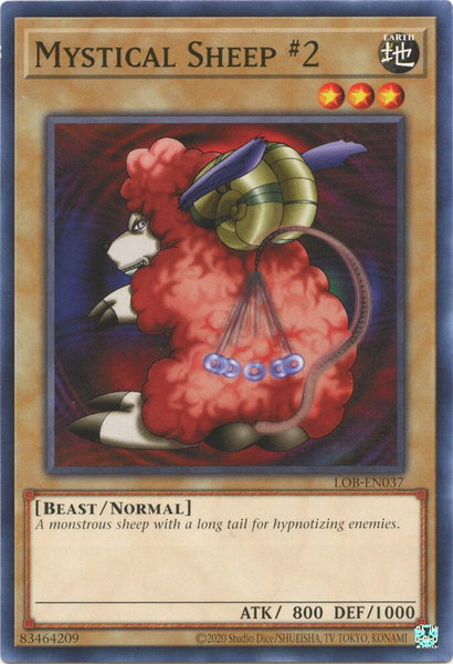 Mystical Sheep #2 trading card from Legend of Blue Eyes White Dragon (25th Anniversary Edition) Mystical Sheep #2 - Legend of Blue Eyes White Dragon (25th Anniversary Edition) YuGiOh trading card