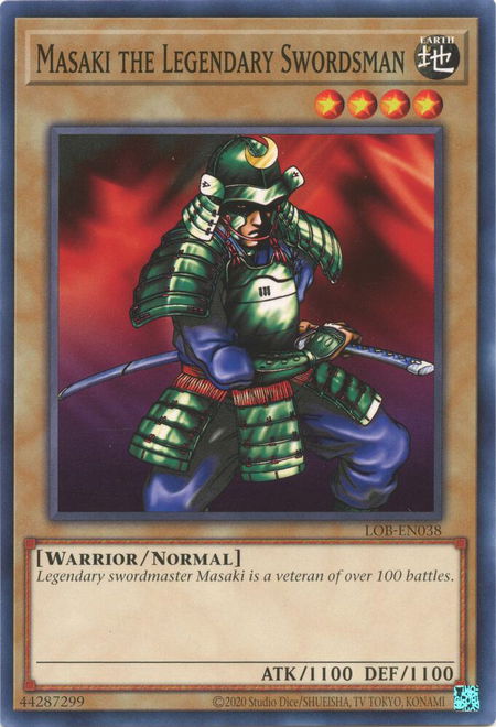 Masaki the Legendary Swordsman - Legend of Blue Eyes White Dragon (25th Anniversary Edition) YuGiOh trading card